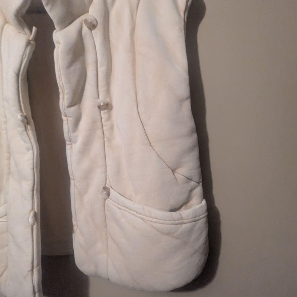 Cream Quilted Women's Vest - Picture 5 of 5